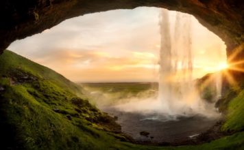 Meravigliose cascate islandesi